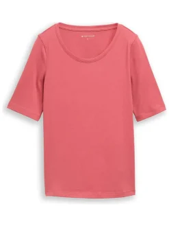 Shirt koraalrood