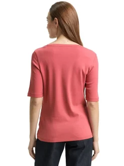 Shirt koraalrood