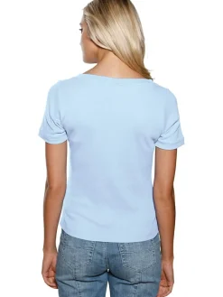 Shirt lichtblauw