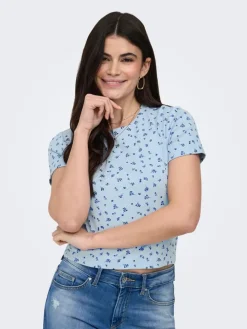 Shirt lichtblauw