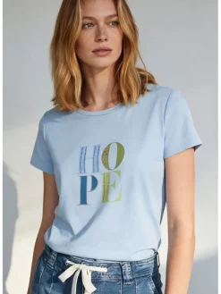 Shirt lichtblauw