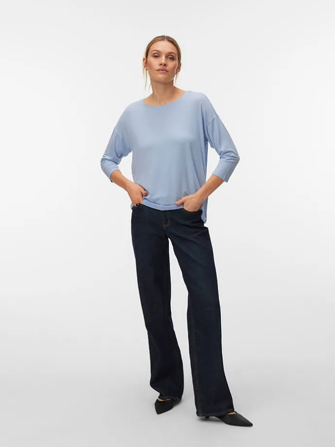 Shirt lichtblauw