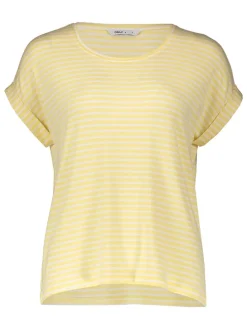 Shirt "Moster" geel/wit