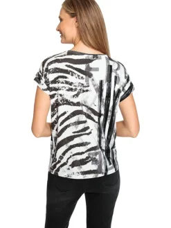 Shirt wit/zwart