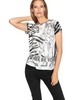 Shirt wit/zwart