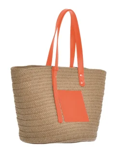 Shopper beige - (B)47 x (H)27 cm