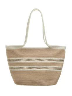 Shopper beige - (B)45 x (H)30 x (D)15 cm