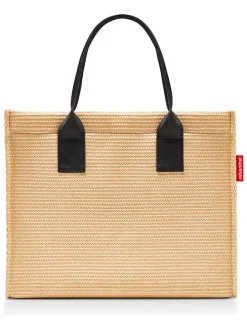 Shopper beige/zwart - (B)42 x (H)35 x (D)17 cm