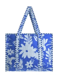 Shopper blauw - (B)45 x (H)37 x (D)20 cm