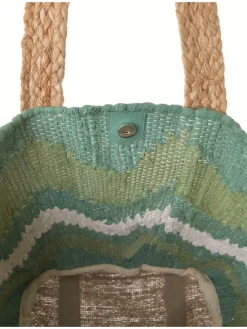 Shopper groen - (B)40 x (H)31 cm