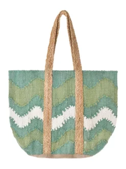 Shopper groen - (B)40 x (H)31 cm
