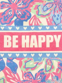 Shopper "Happy Floral" meerkleurig - (B)36 x (H)46 cm