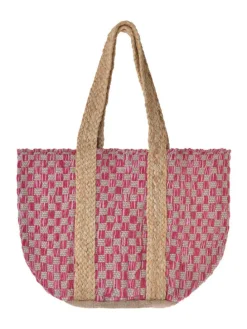 Shopper roze - (B)40 x (H)31 cm