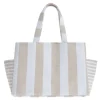 Shopper wit/beige - (B)43 x (H)30 x (D)20 cm