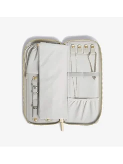 Sieradenetui crème - (B)24,5 x (H)10,5 x (D)3 cm