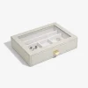 Sieradenkistje "Classic" crème - (B)25 x (H)18 x (D)5,6 cm
