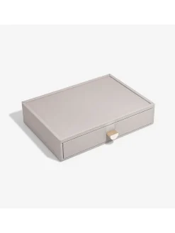 Sieradenkistje "Classic" taupe - (B)25 x (H)18 x (D)5,8 cm