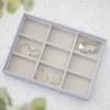 Sieradenkistje paars - (B)28 x (H)18 x (D)3,7 cm