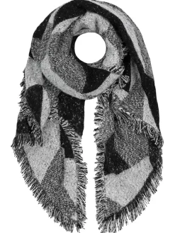 Sjaal antraciet/grijs - (L)240 x (B)70 cm