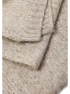 Sjaal beige - (L)175 x (B)36 cm