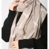 Sjaal beige - (L)180 x (B)70 cm