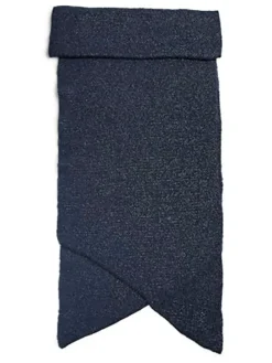 Sjaal donkerblauw - (L)210 x (B)50 cm
