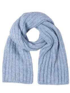Sjaal lichtblauw - (L)170 x (B)35 cm