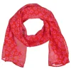 Sjaal rood/roze