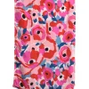 Sjaal rood/roze/blauw - (L)180 x (B)60 cm