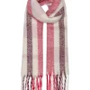 Sjaal rood/wit