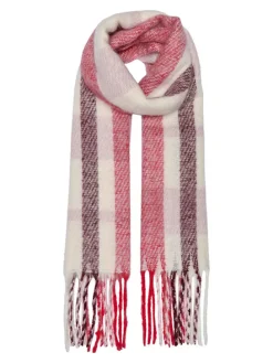 Sjaal rood/wit