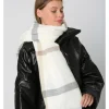 Sjaal wit - (L)180 x (B)70 cm