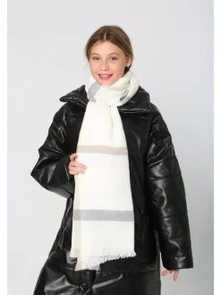 Sjaal wit - (L)180 x (B)70 cm