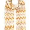 Sjaal "Zick Zack" beige - (L)180 x (B)85 cm