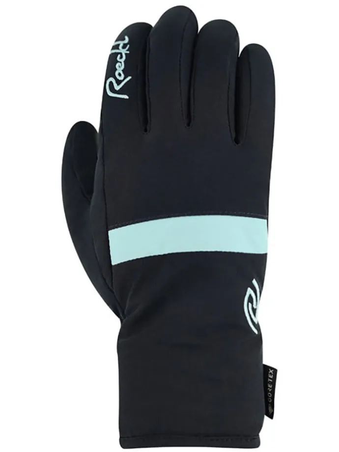 Ski-/snowboardhandschoenen "Comano GTX" zwart/turquoise