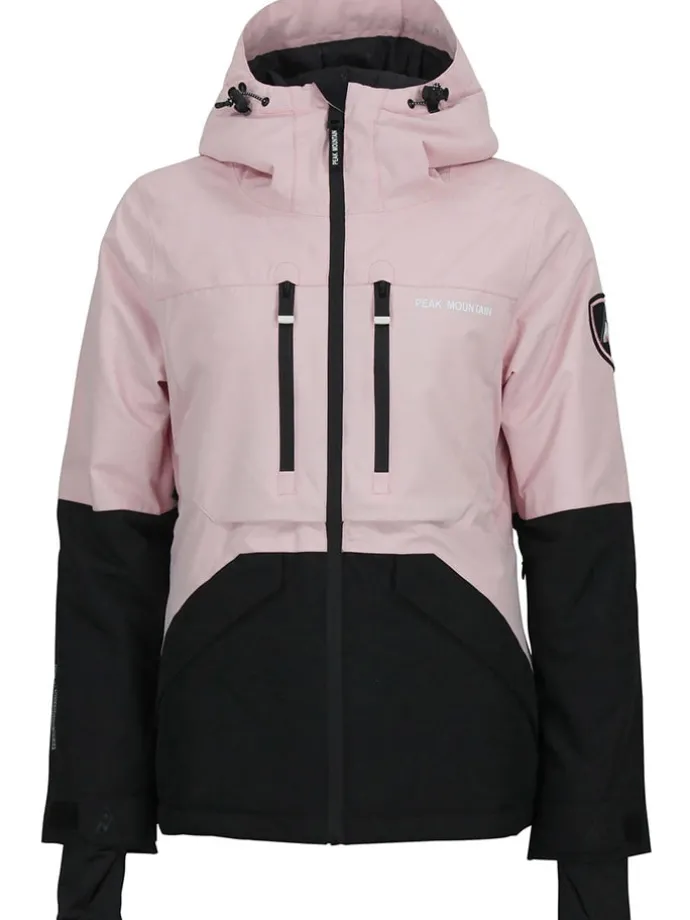 Ski-/snowboardjas "Acesna" lichtroze/zwart