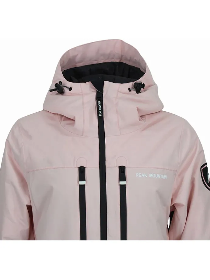 Ski-/snowboardjas "Acesna" lichtroze/zwart
