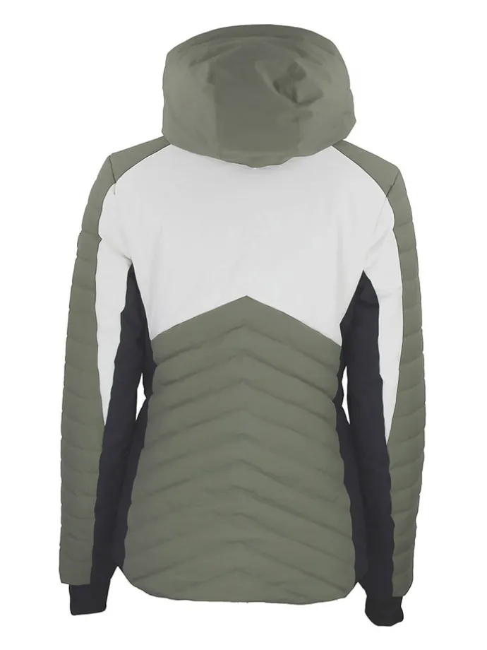 Ski-/snowboardjas "Acharme" kaki/wit