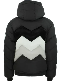 Ski-/snowboardjas "Arulis" zwart/grijs/wit