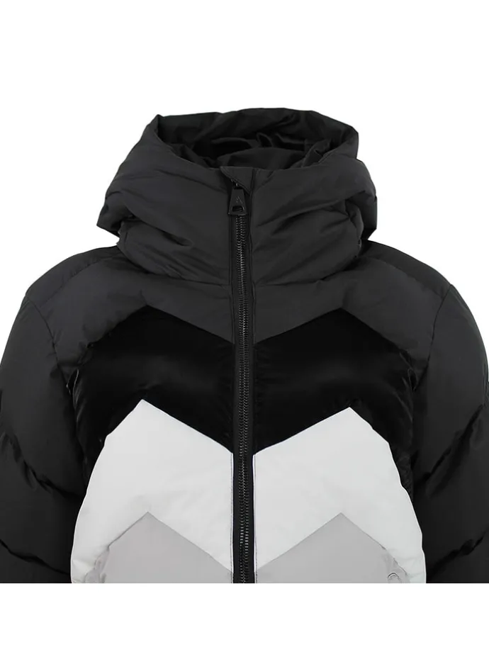Ski-/snowboardjas "Arulis" zwart/grijs/wit