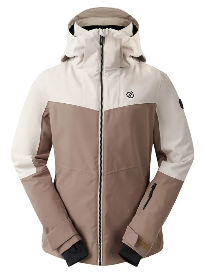 Ski-/snowboardjas "Iced" crème/beige