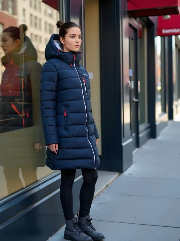Ski-/snowboardjas "Puera" donkerblauw