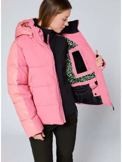Ski-/snowboardjas roze