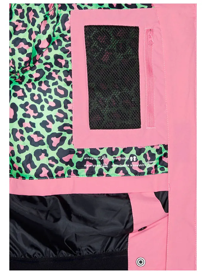 Ski-/snowboardjas roze