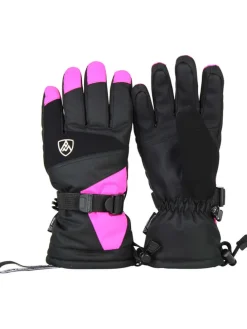 Ski-/snowboardvingerhandschoenen "Miss" zwart/roze