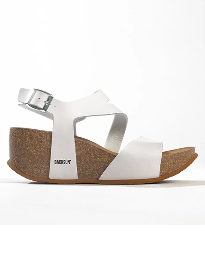 Sleehaksandalen "Bolzano" wit