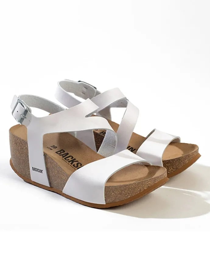 Sleehaksandalen "Bolzano" wit