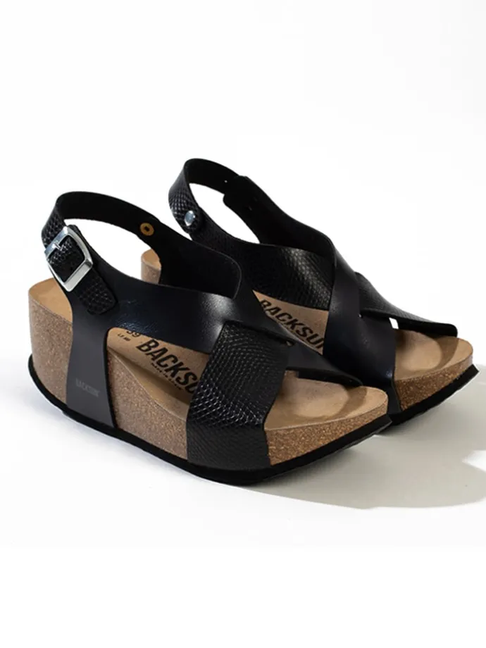 Sleehaksandalen "Brindisi" zwart
