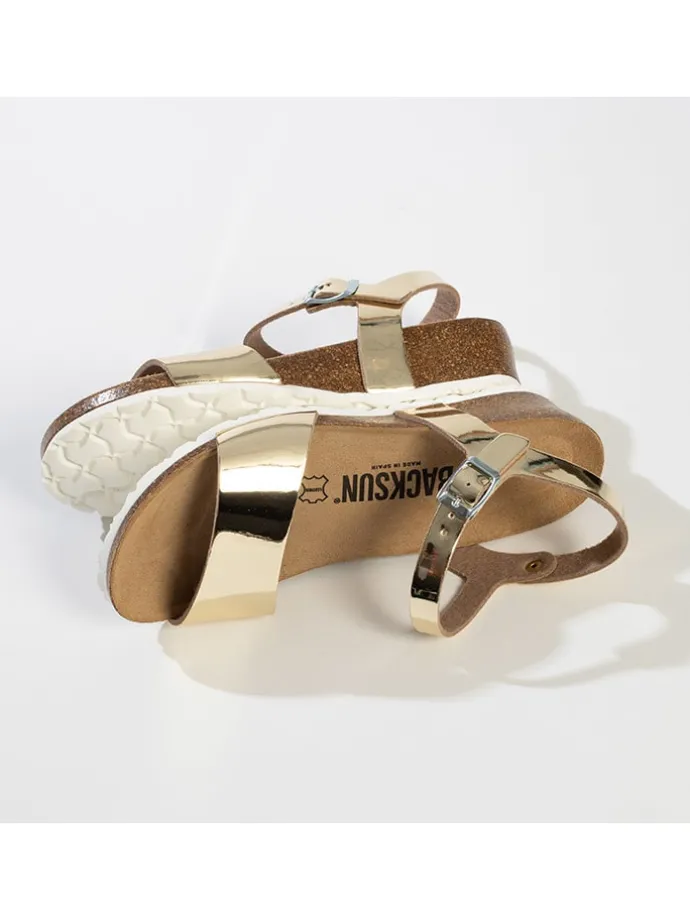 Sleehaksandalen "Calabria" goudkleurig