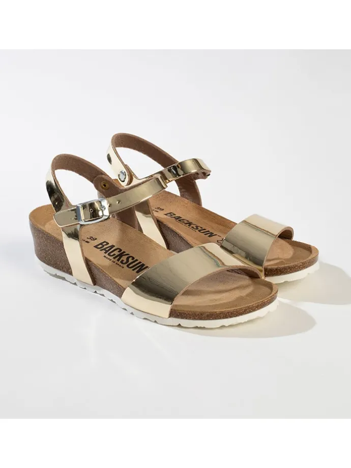 Sleehaksandalen "Calabria" goudkleurig